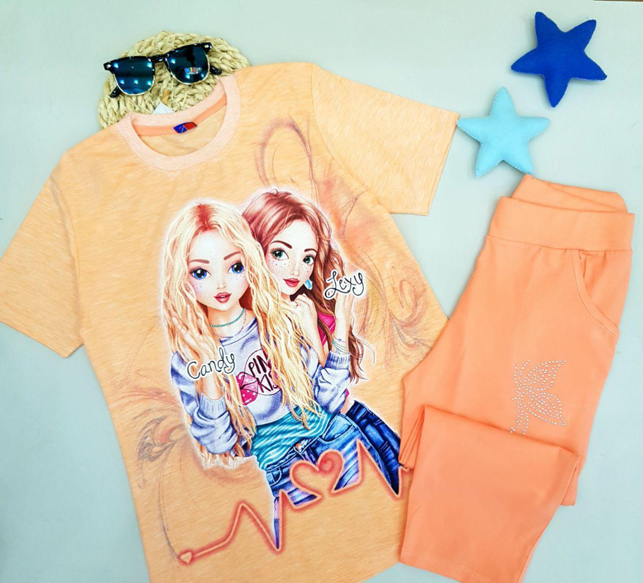 عکس بلوزشلوارک دختران باربی - شماره 9