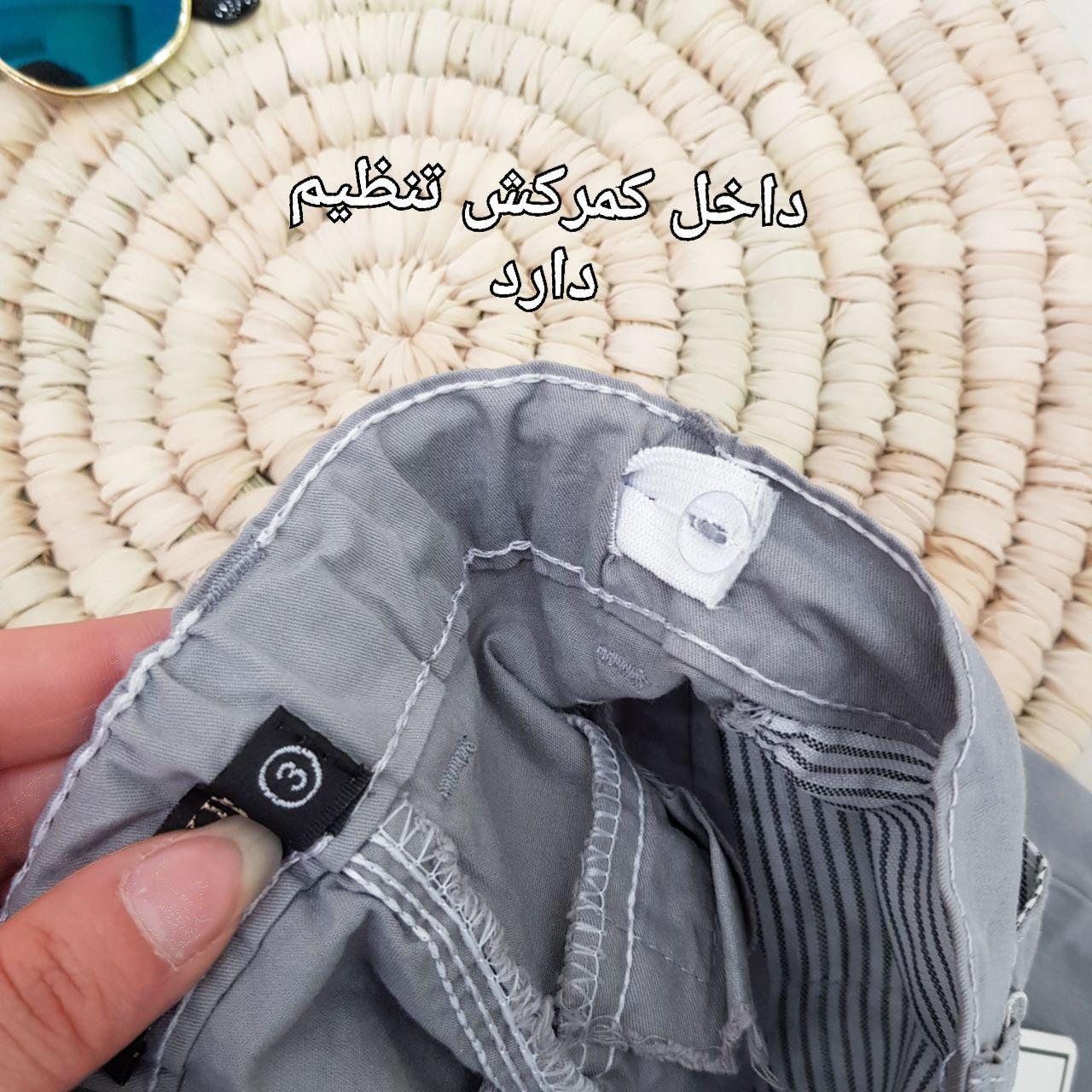 عکس تک شلوارک اسپرت کتان - شماره 3