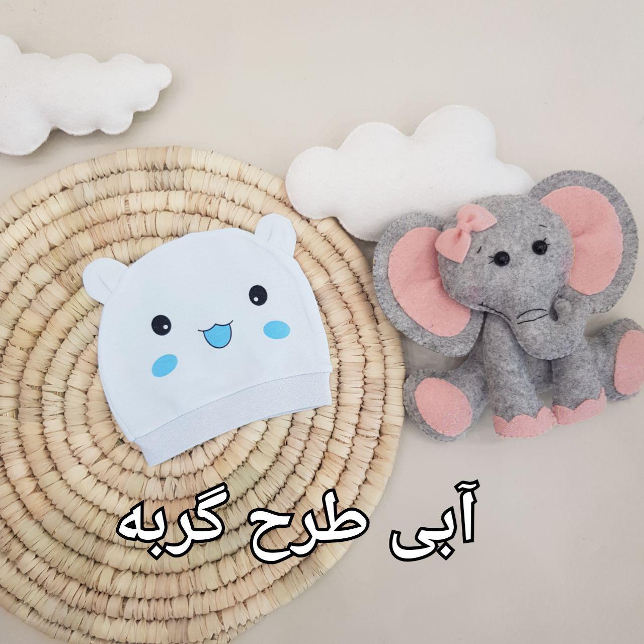 عکس کلاه نوزادی طرح دار - شماره 3