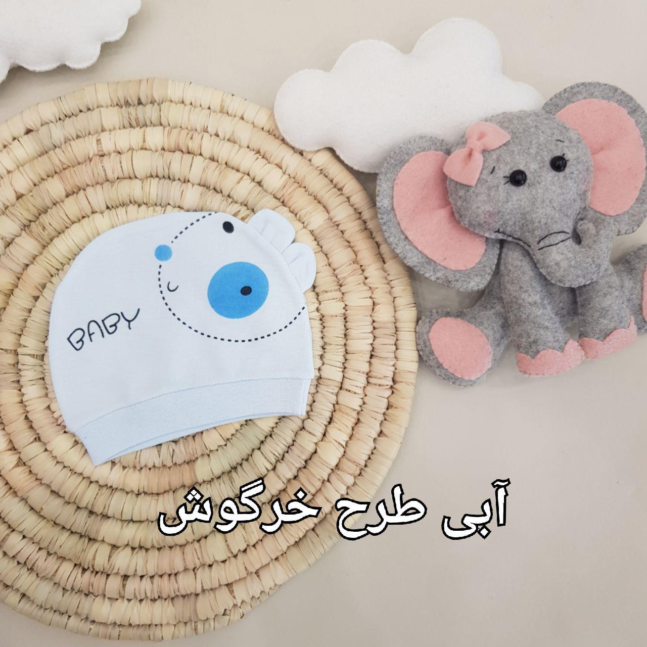 عکس کلاه نوزادی طرح دار - شماره 4