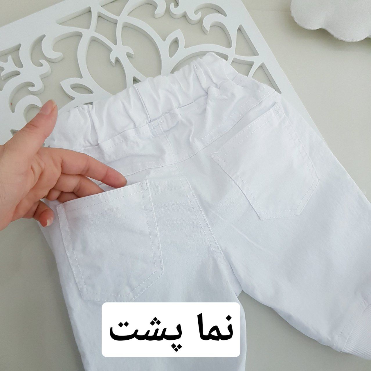 عکس تک شلوارک کتان - شماره 7