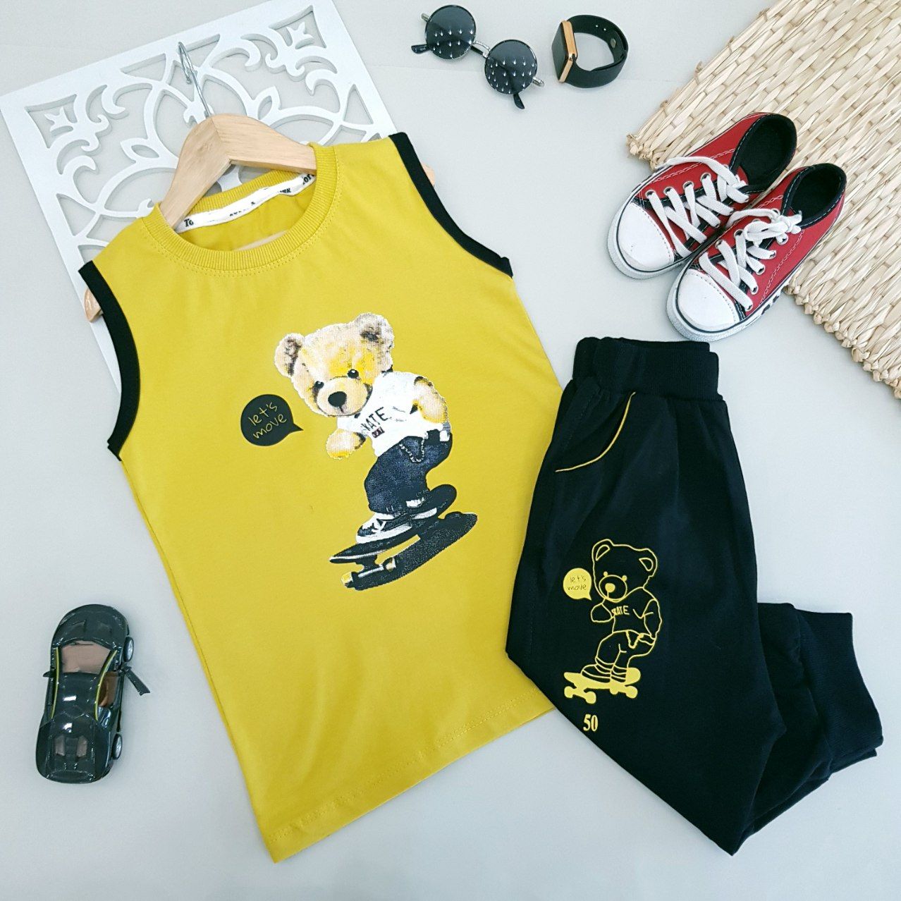 عکس تاپ شلوارک تدی skate - شماره 6