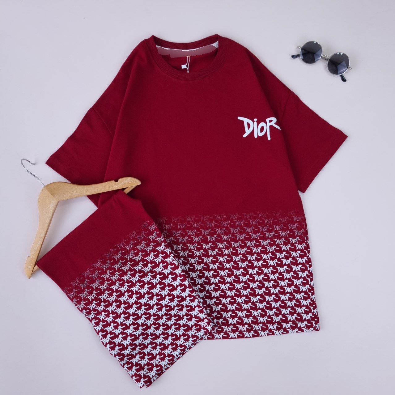 عکس تیشرت شلوارک سایز بزرگ Dior - شماره 6