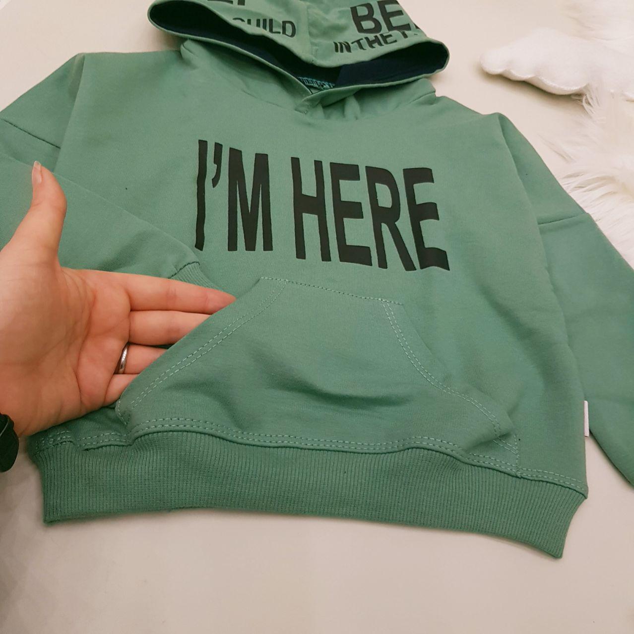 عکس هودی شلواراسپرت IM HERE - شماره 5