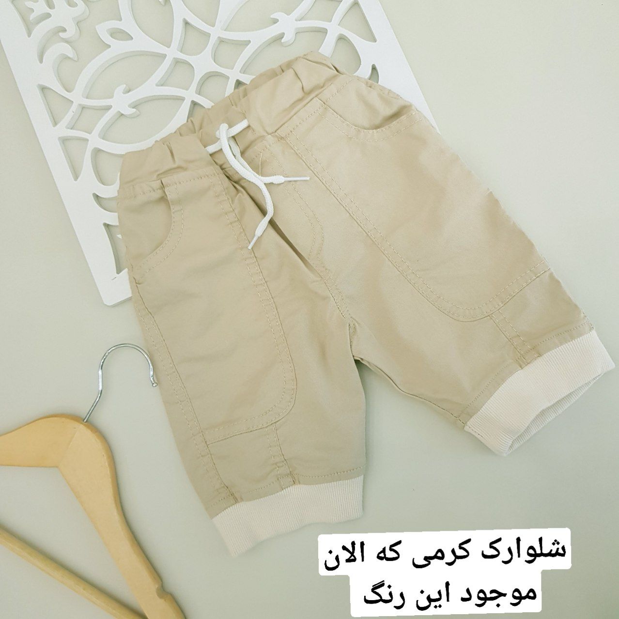 عکس تک شلوارک کتان - شماره 8