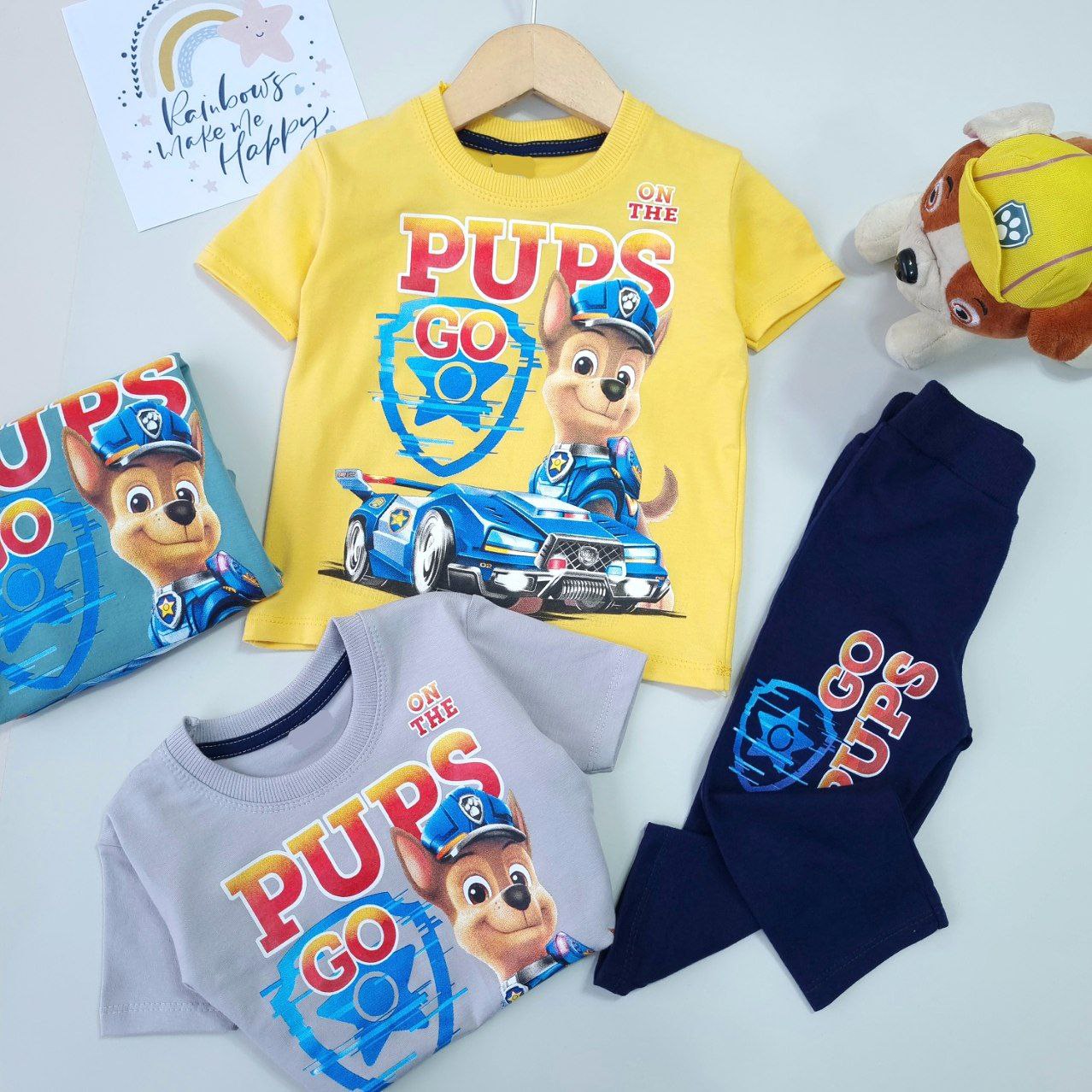 عکس تیشرت شلوارک سگ PUPS - شماره 1