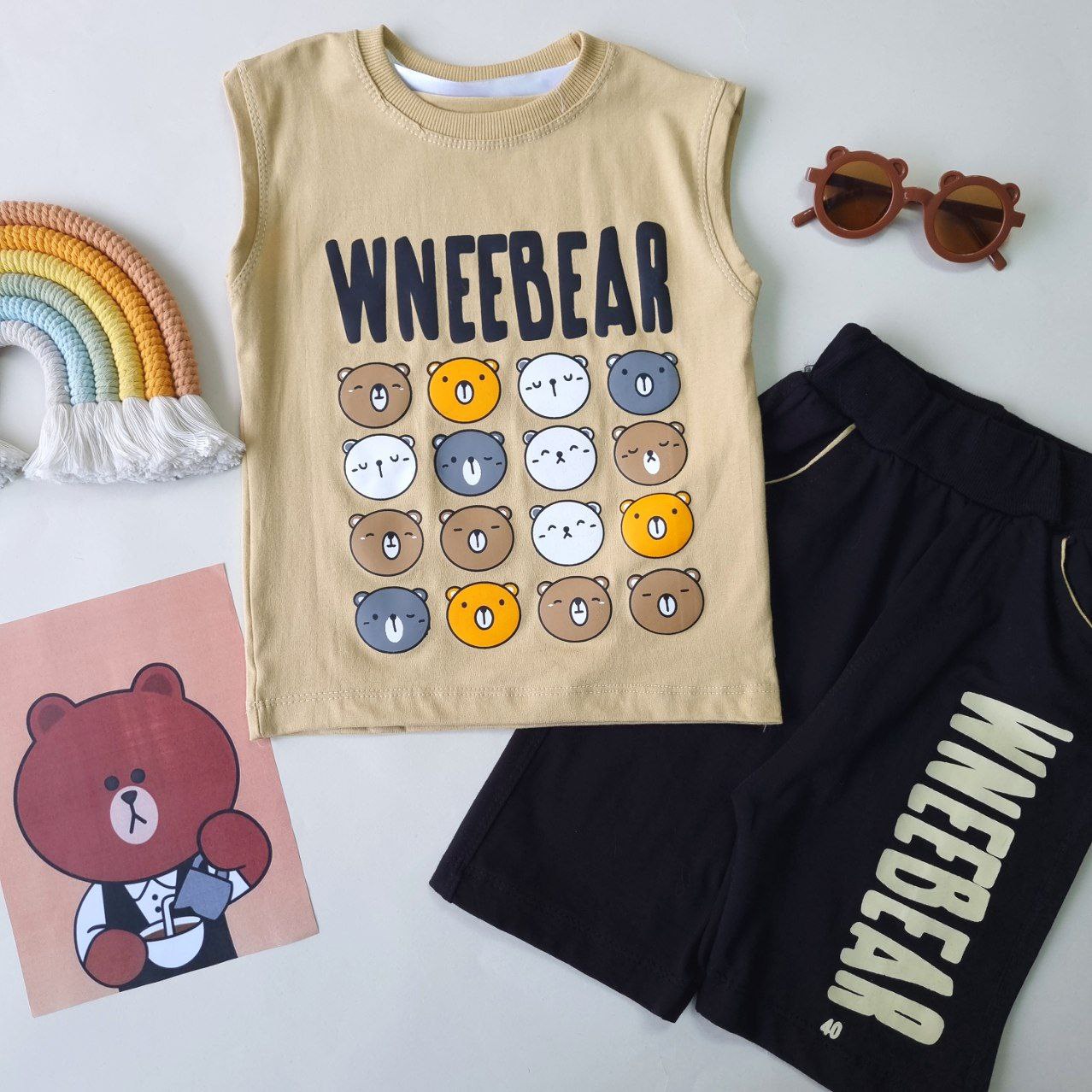 عکس تاپ شلوارک اسپرت  WNEE BEAR - شماره 3