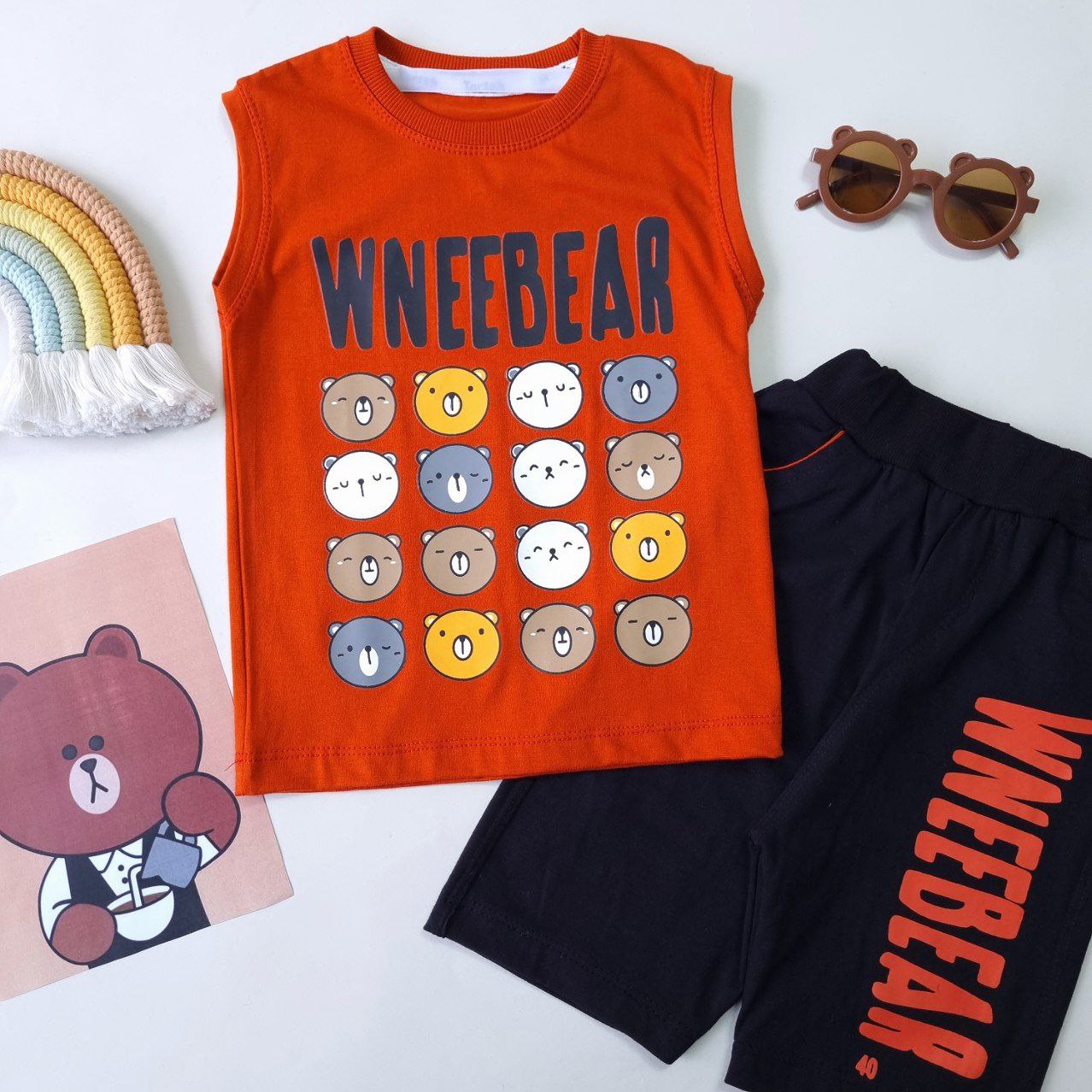 عکس تاپ شلوارک اسپرت  WNEE BEAR - شماره 4