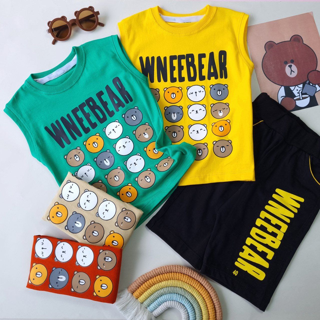 عکس تاپ شلوارک اسپرت  WNEE BEAR - شماره 2