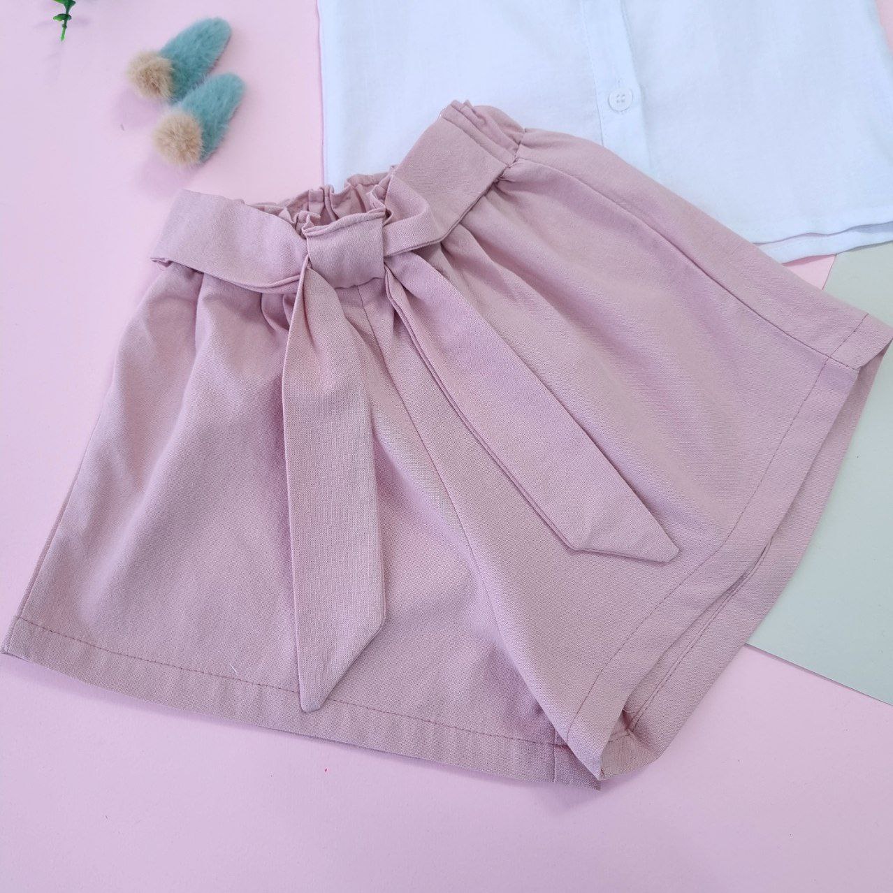 عکس تاپ شلوارک سینه گلدوزی عسل - شماره 7