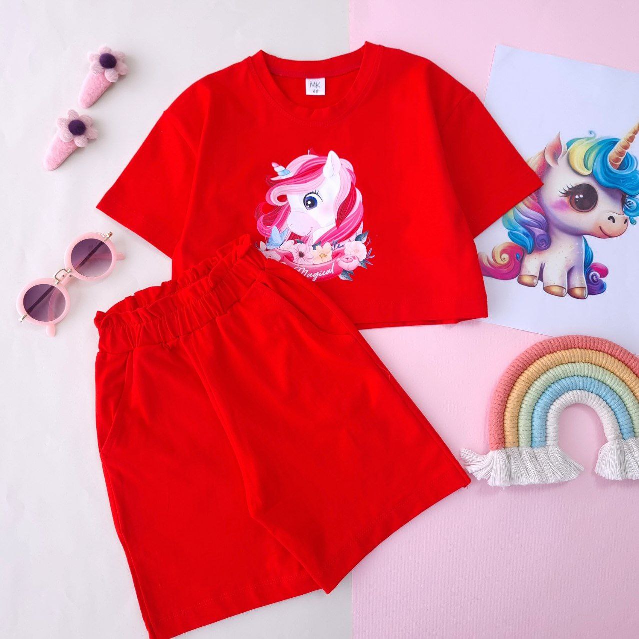 عکس کراپ شلوارک تک شاخ Magical - شماره 11