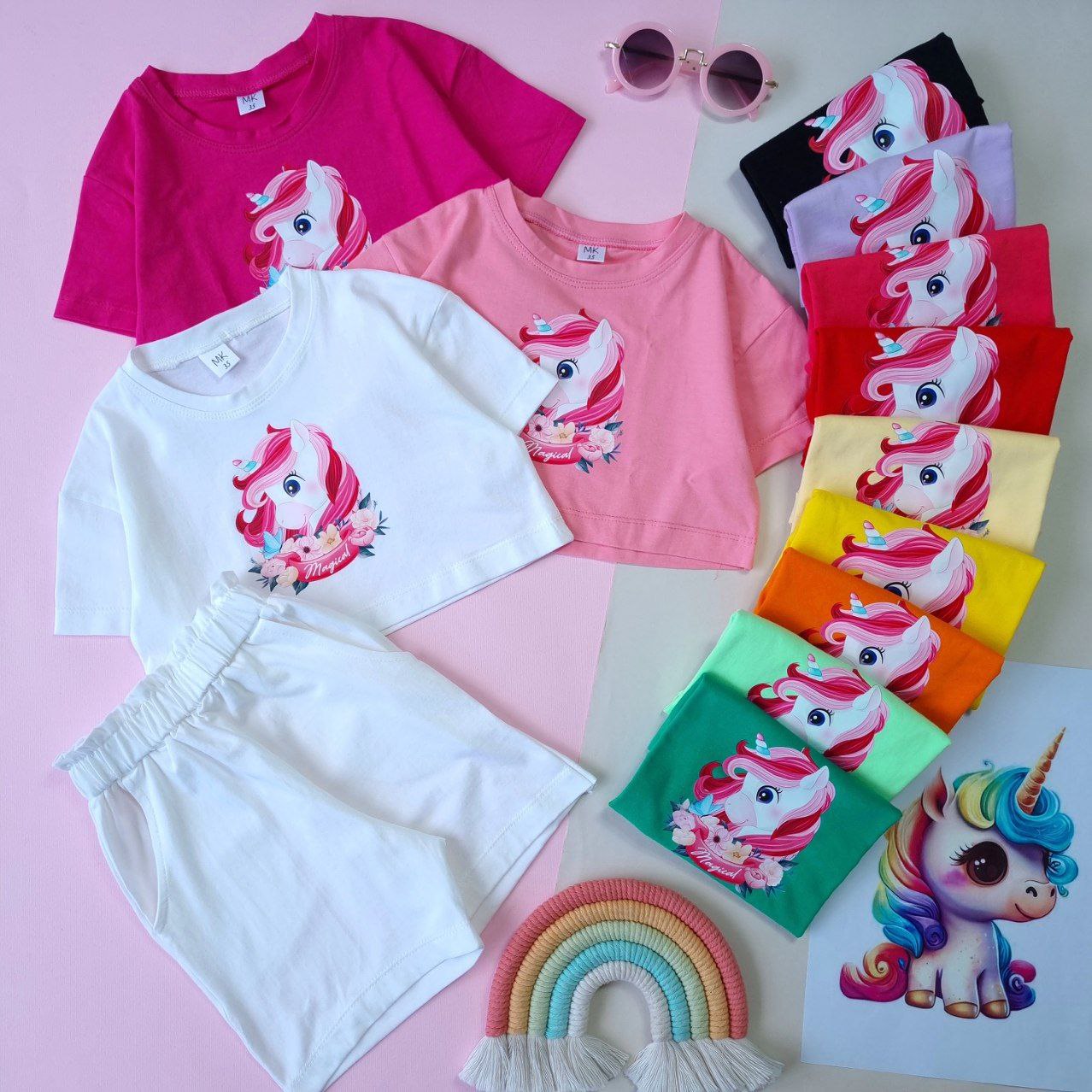 عکس کراپ شلوارک تک شاخ Magical - شماره 1
