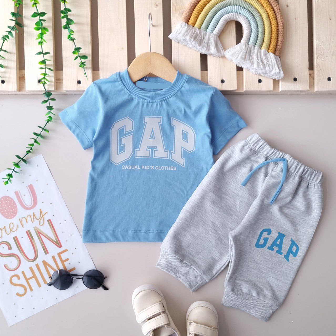 عکس تیشرت شلوارک اسپرت GAP - شماره 6