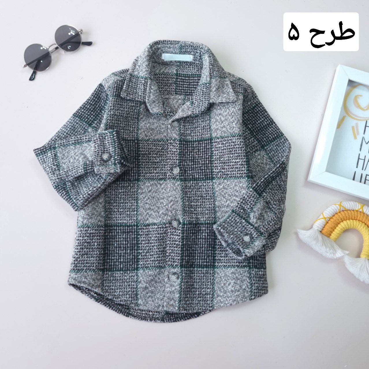 عکس بلوز کشمیر اسپرت چهارخونه - شماره 7