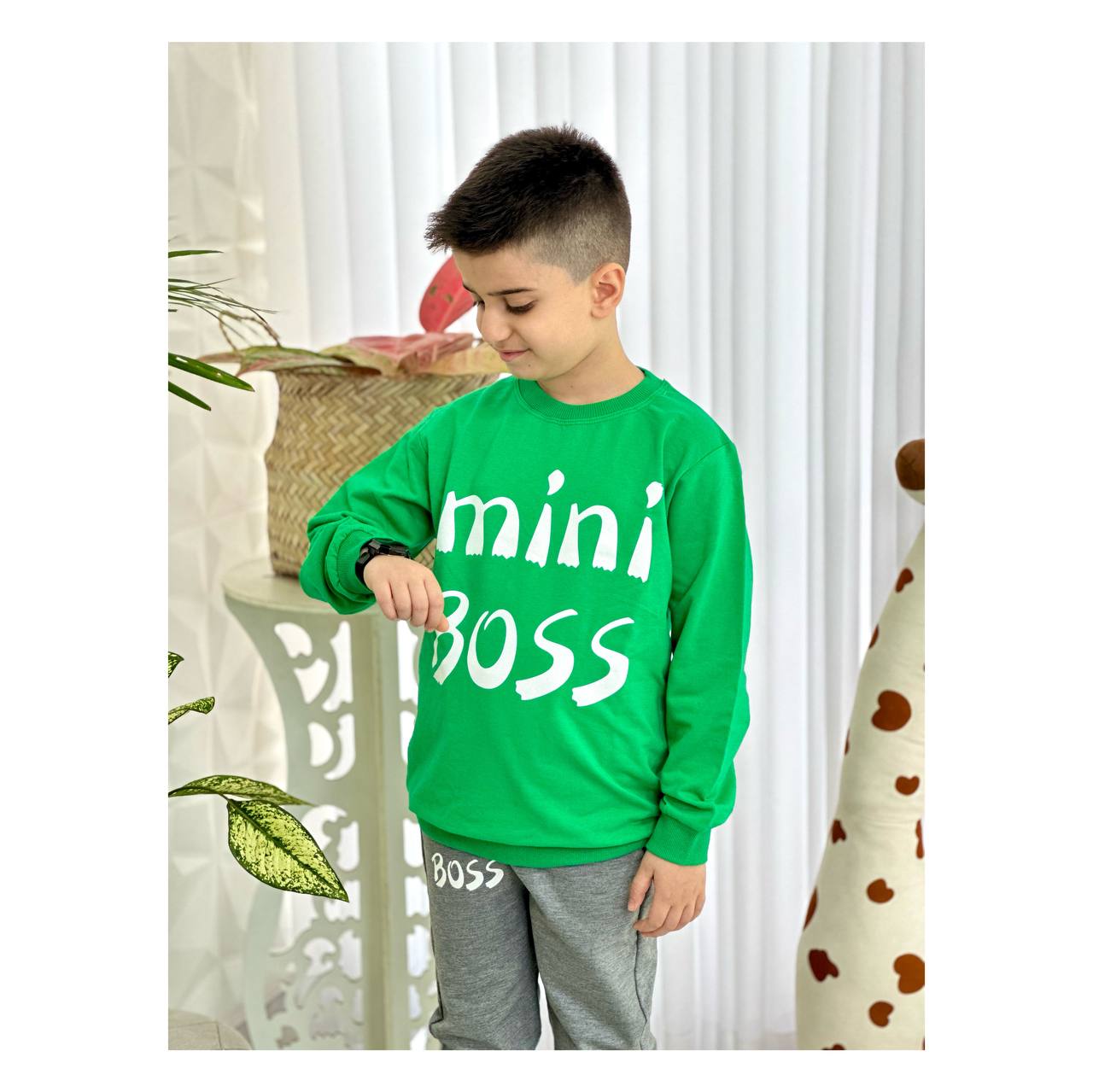 عکس بلوز شلوار Mini Boss - شماره 12