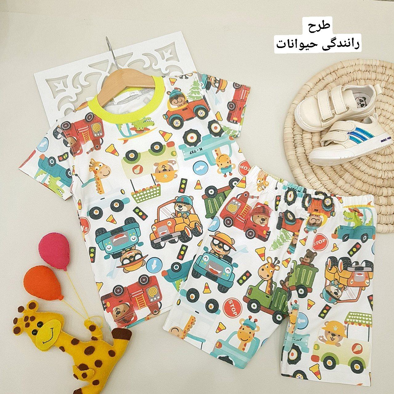 عکس بلوز شلوارک راحتی animal - شماره 3