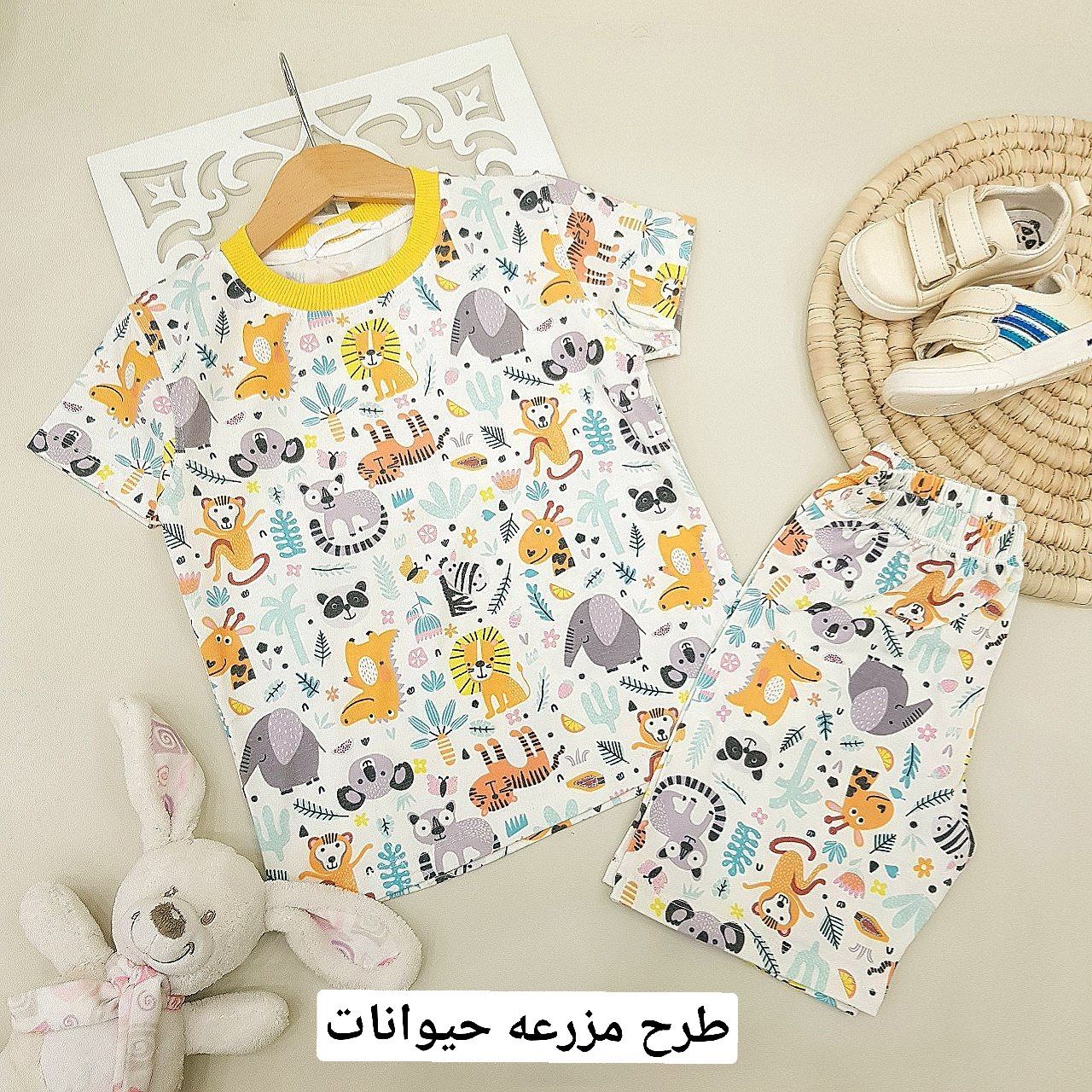 عکس بلوز شلوارک راحتی animal - شماره 4