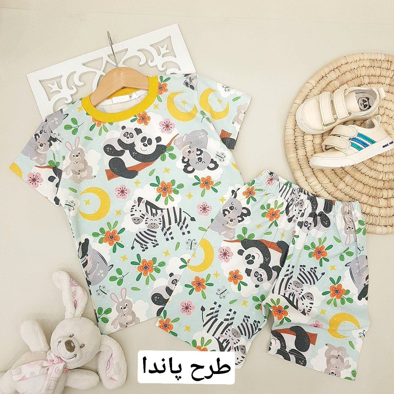 عکس بلوز شلوارک راحتی animal - شماره 6