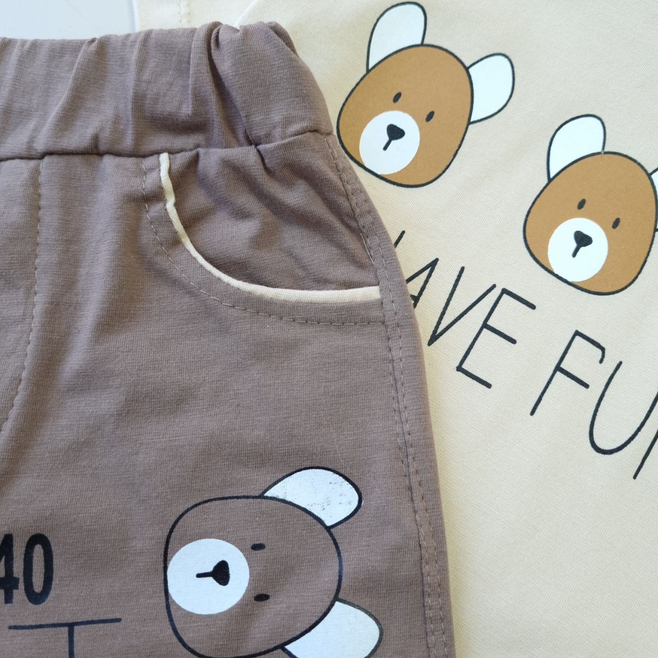 عکس تیشرت شلوارک اسپرت خرس Fun - شماره 6