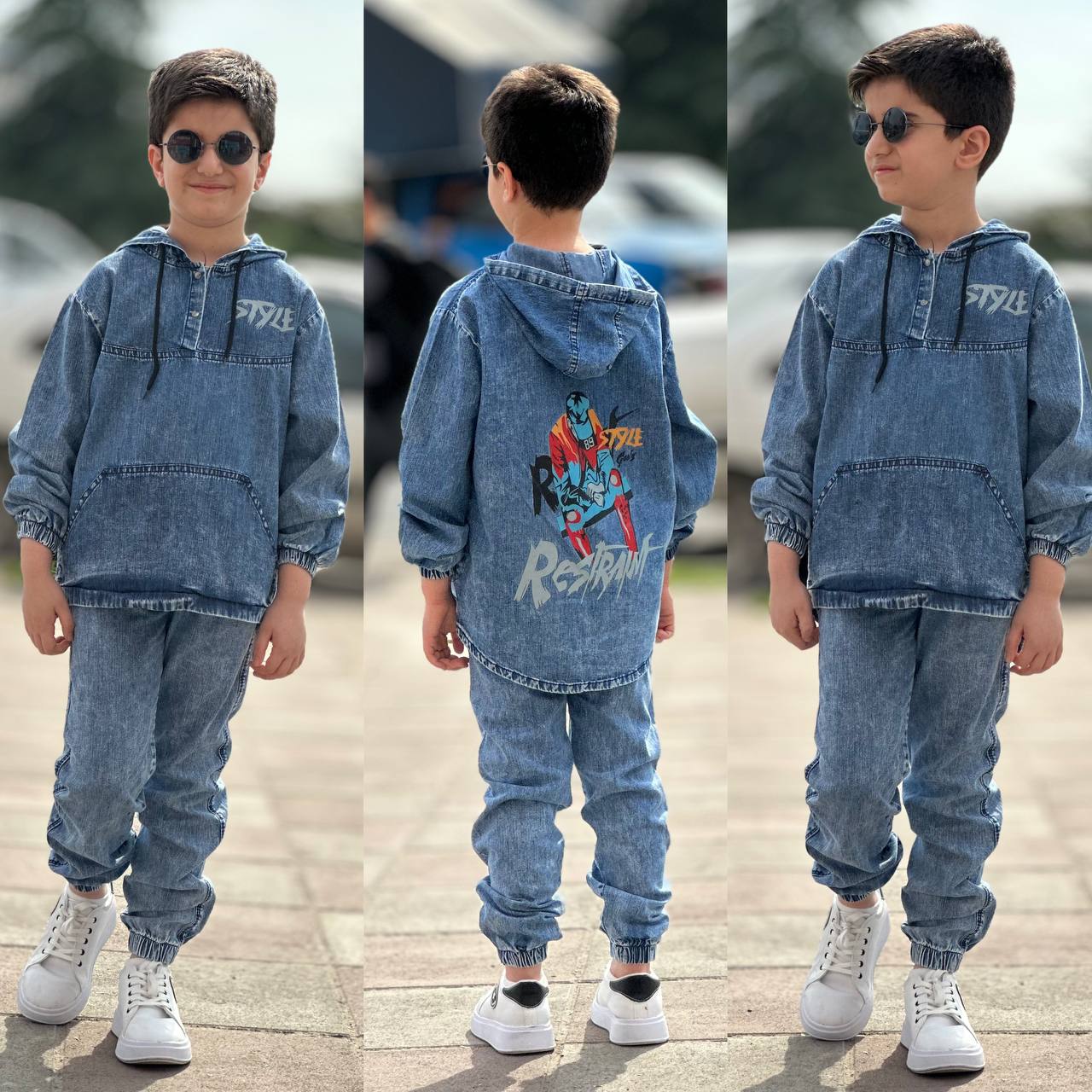 عکس هودی شلوار لی پسر STYLE - شماره 8
