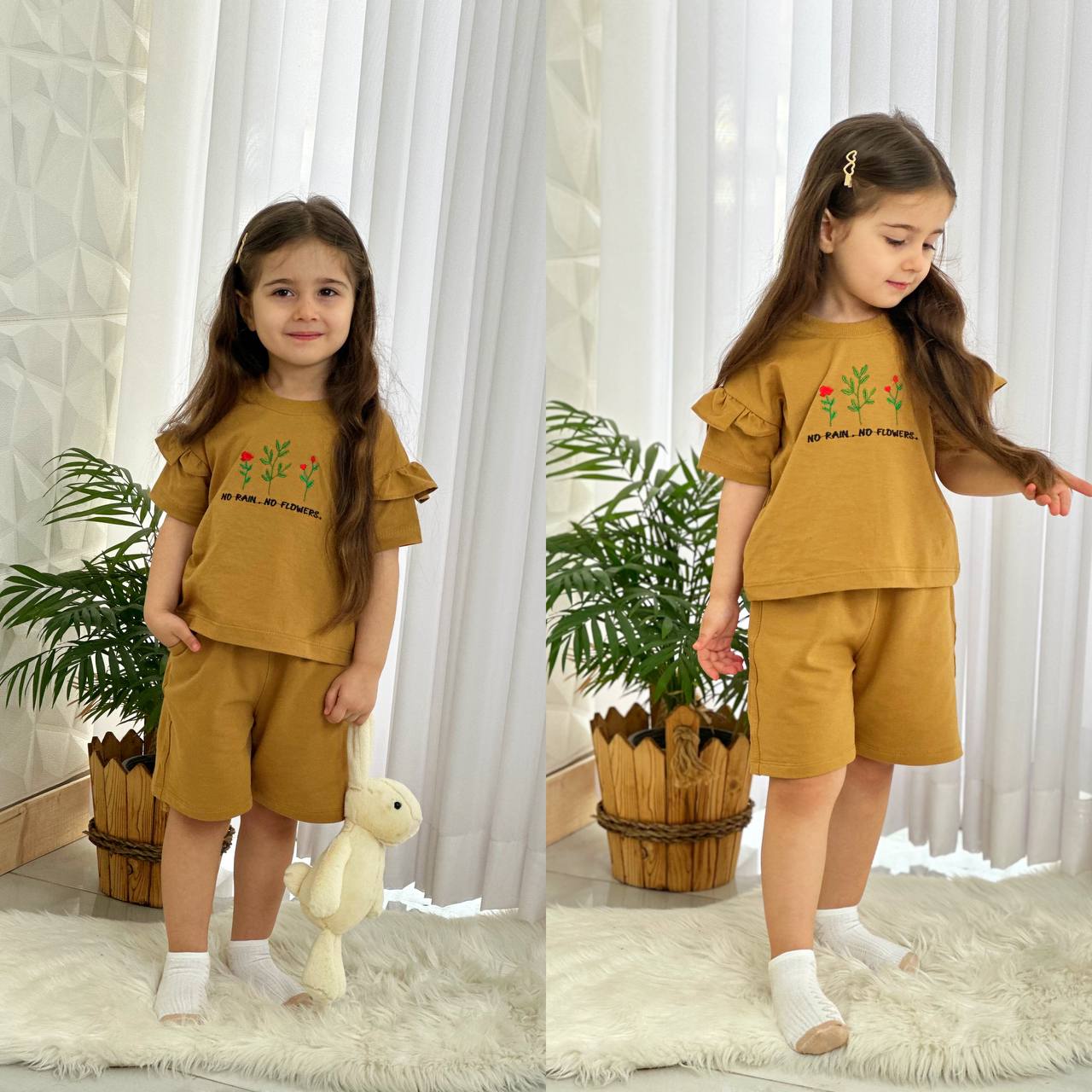 عکس کراپ شلوارک گلدوزی شده بهارا - شماره 9