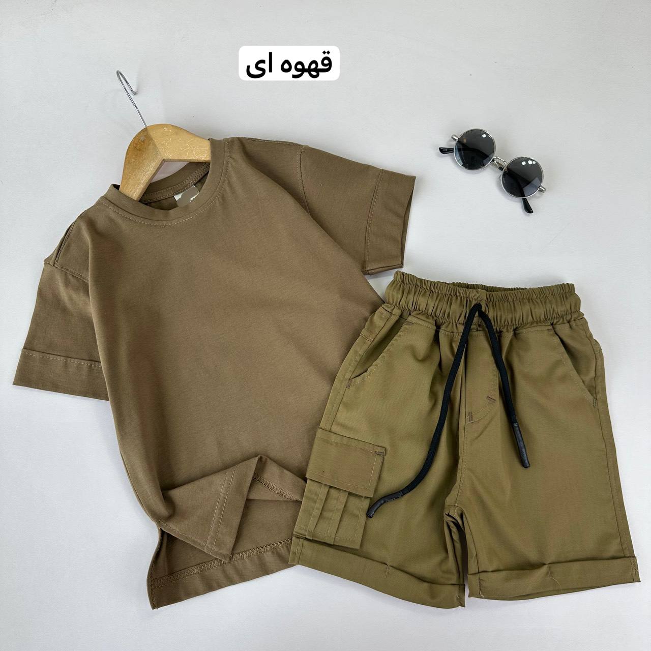 عکس تیشرت شلوارک کتان درجه یک - شماره 4