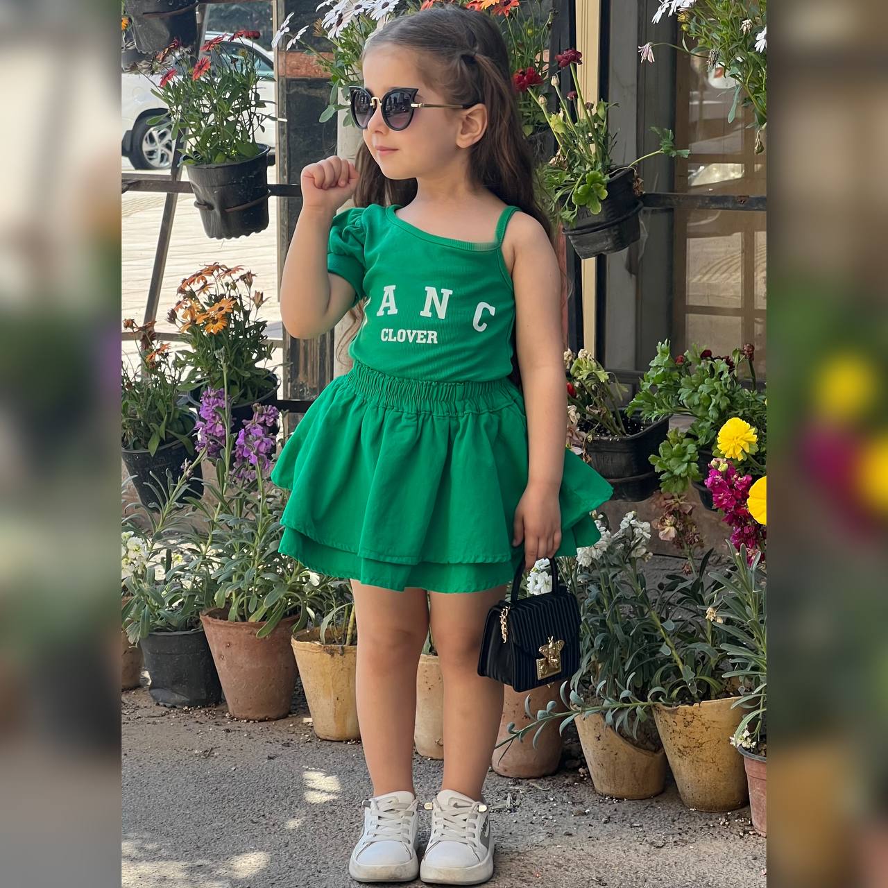 عکس تک دامن شورتدار لینن - شماره 12