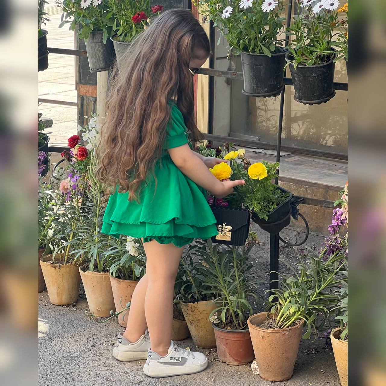 عکس تک دامن شورتدار لینن - شماره 13