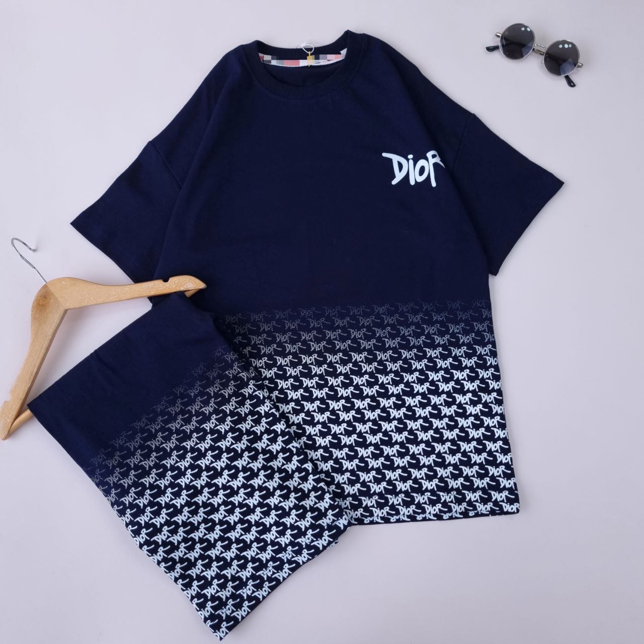 عکس تیشرت شلوارک سایز بزرگ Dior - شماره 4
