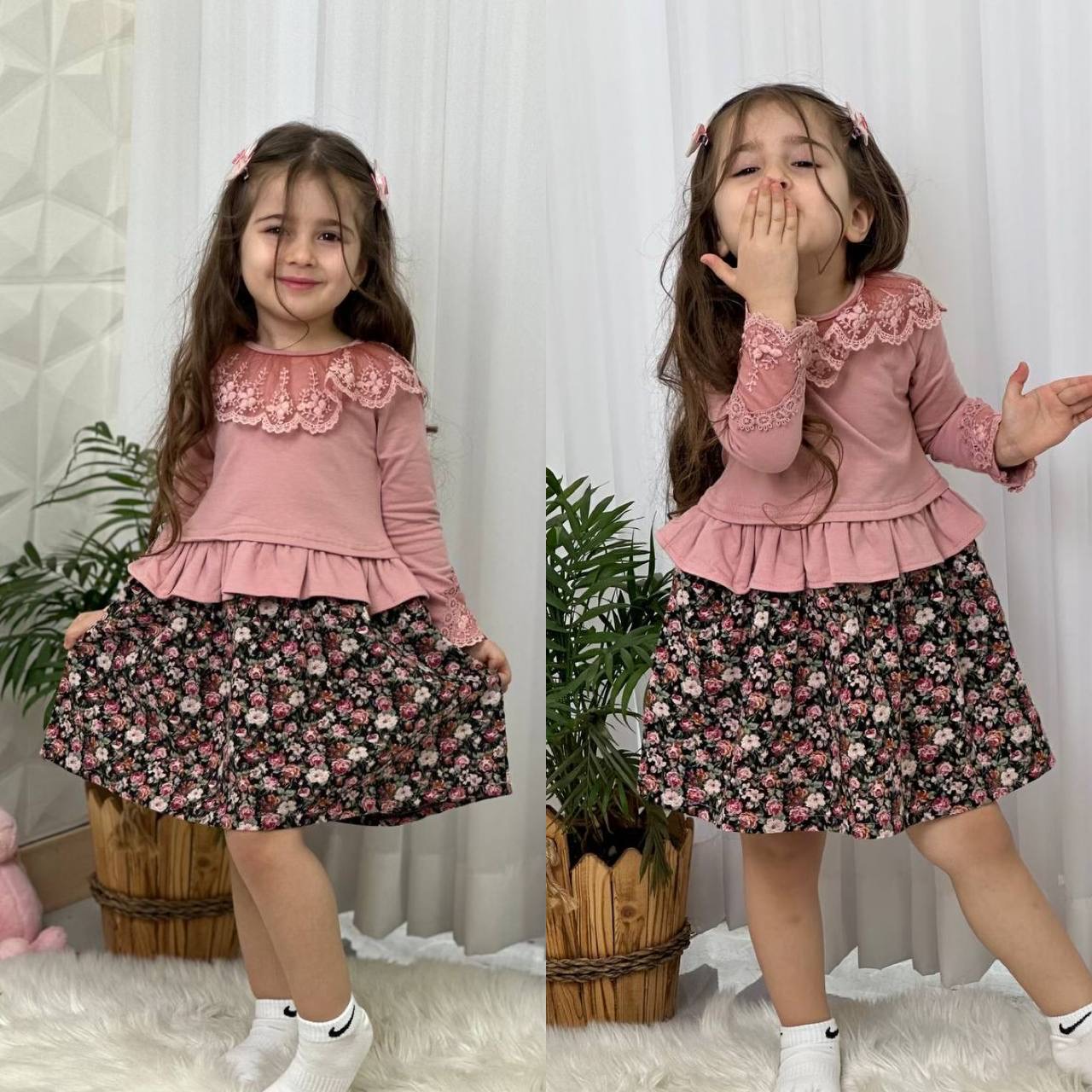 عکس سارافون گلدار یقه دانتل تارا شارژ شد - شماره 8
