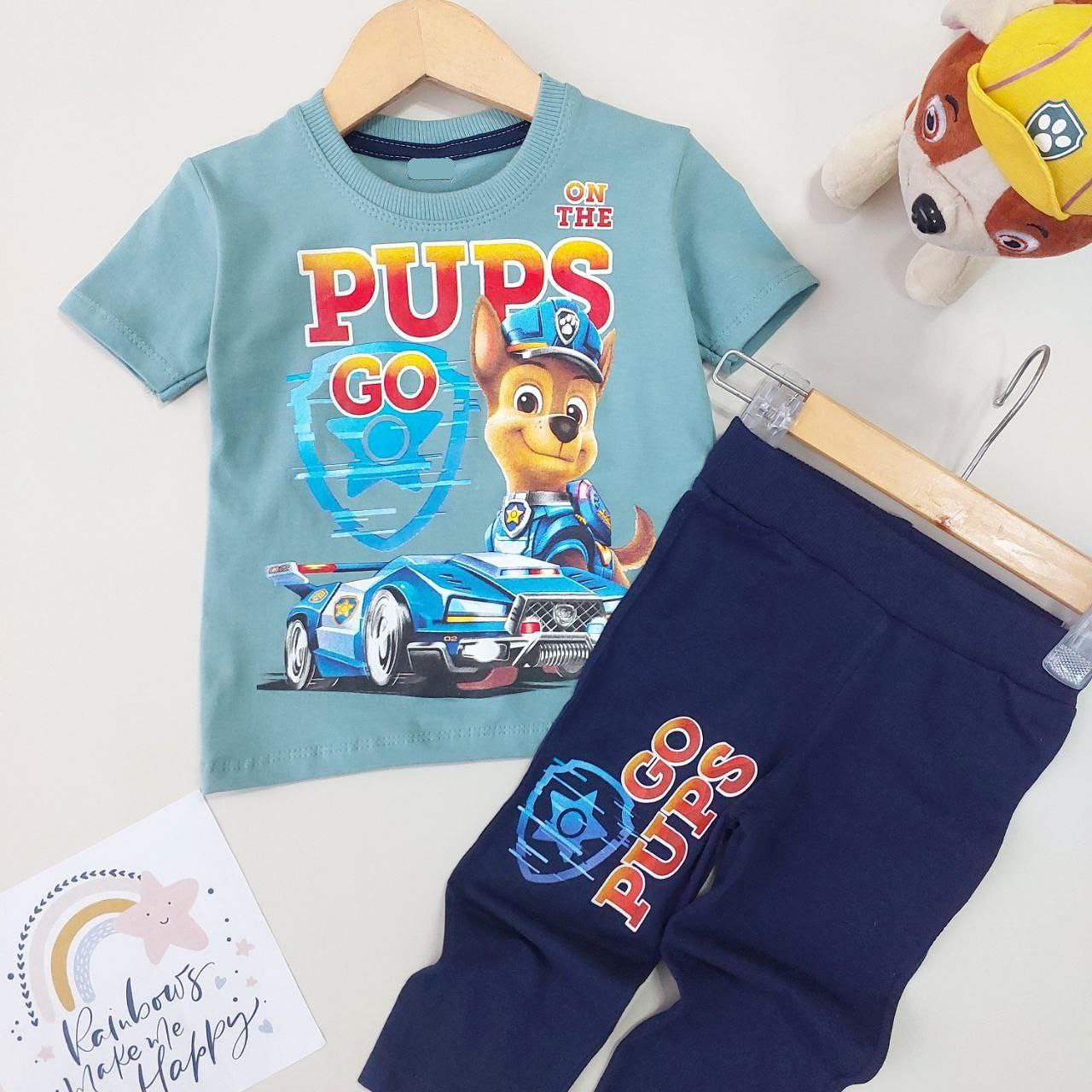 عکس تیشرت شلوارک سگ PUPS - شماره 2