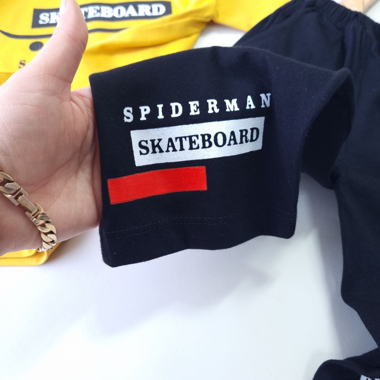 عکس تیشرت شلوارک Skateboard تمام نخ پنبه باکیفیت به قیمت سال پیش - شماره 9