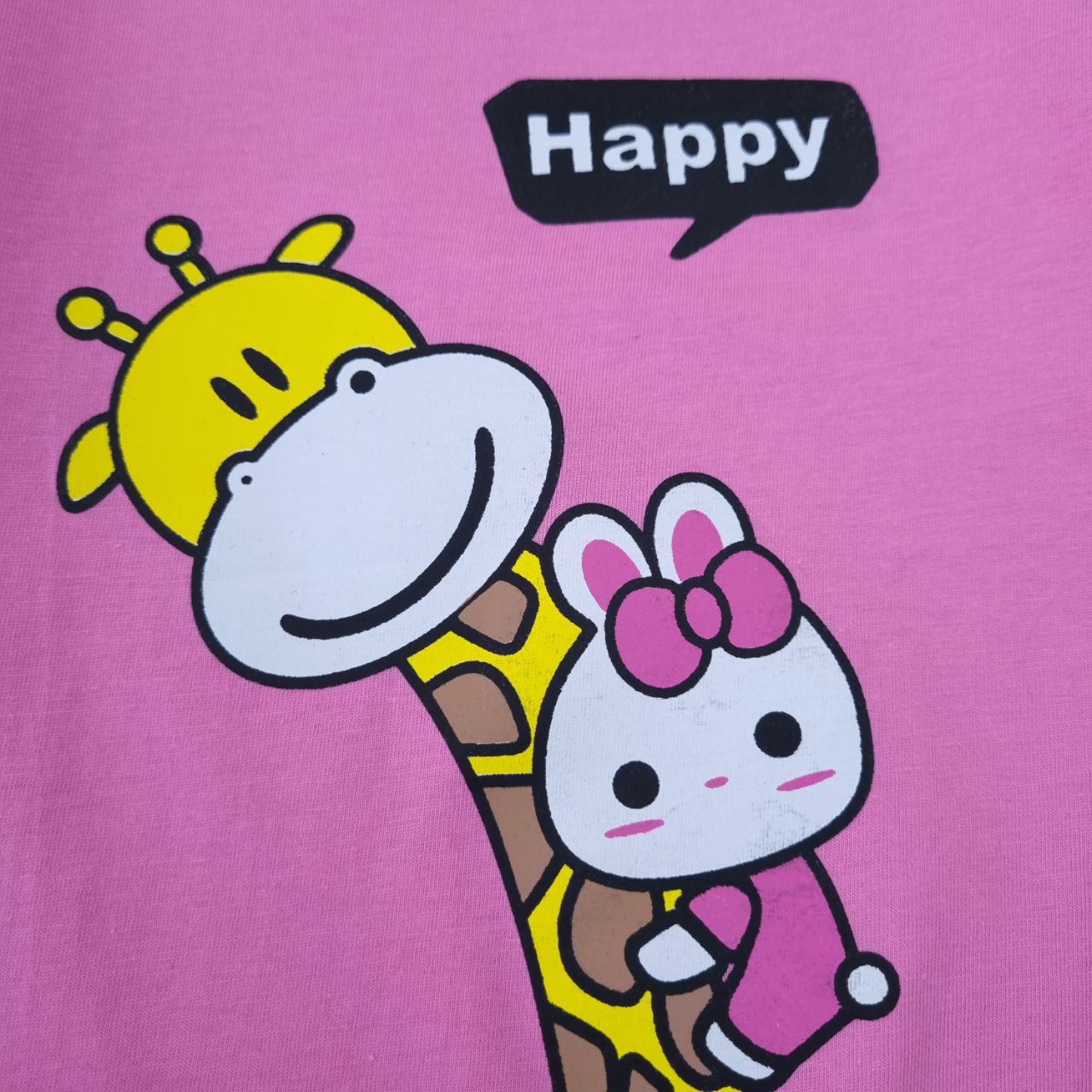 عکس تیشرت شلوارک اسپرت زرافه Happy - شماره 11