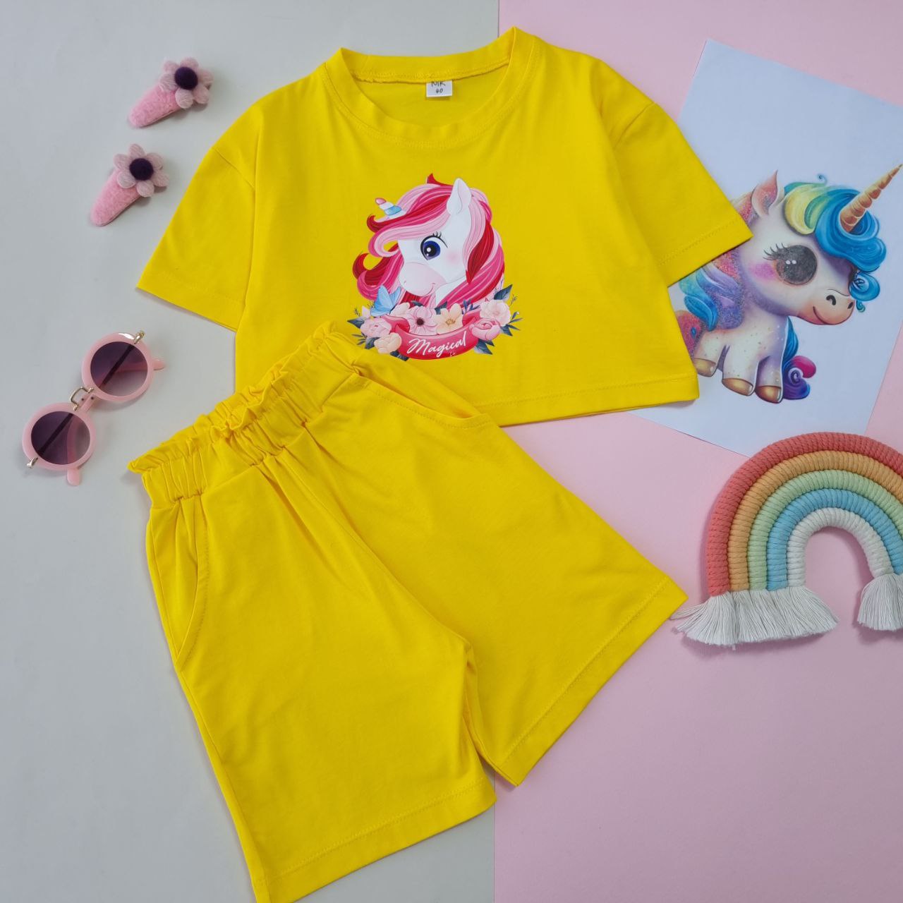 عکس کراپ شلوارک تک شاخ Magical - شماره 5