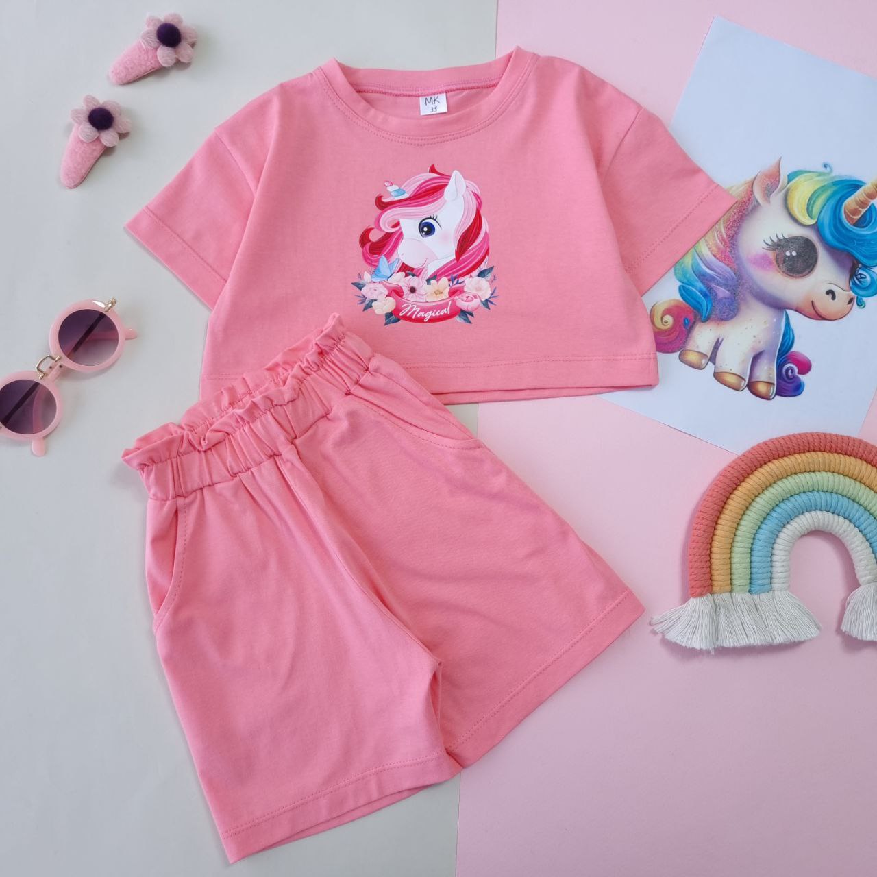 عکس کراپ شلوارک تک شاخ Magical - شماره 6