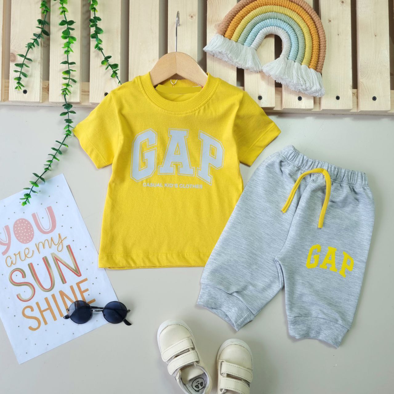 عکس تیشرت شلوارک اسپرت GAP - شماره 9