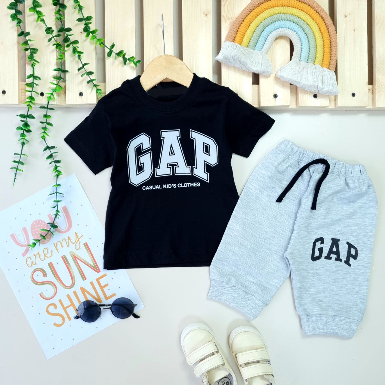 عکس تیشرت شلوارک اسپرت GAP - شماره 8
