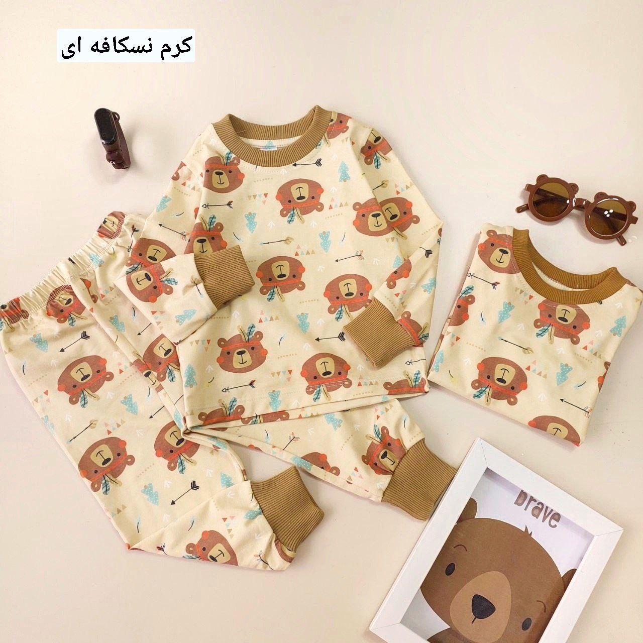 عکس بلوز شلوار راحتی نرمالو کاپو - شماره 2