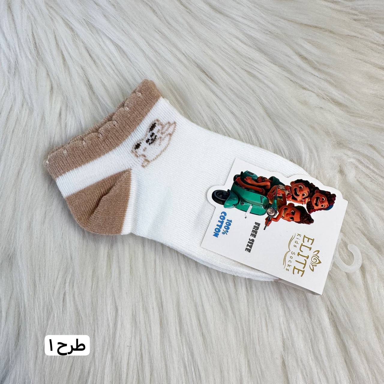 عکس جوراب خرس و گل - شماره 2