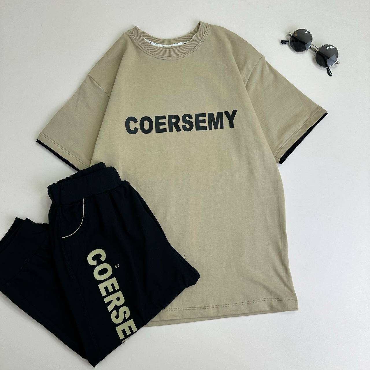 عکس تیشرت شلوارک سایز بزرگ COERSEMY - شماره 3