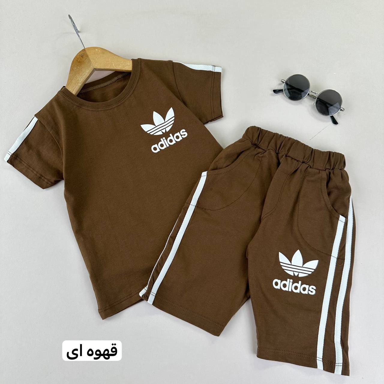 عکس تیشرت شلوارک اسپرت adidas آیلی - شماره 4