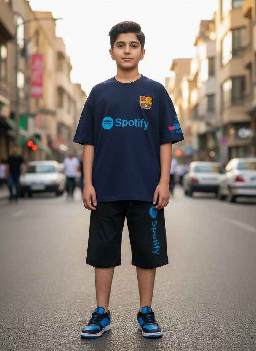 عکس تیشرت شلوارک بارسا Spotify - شماره 11