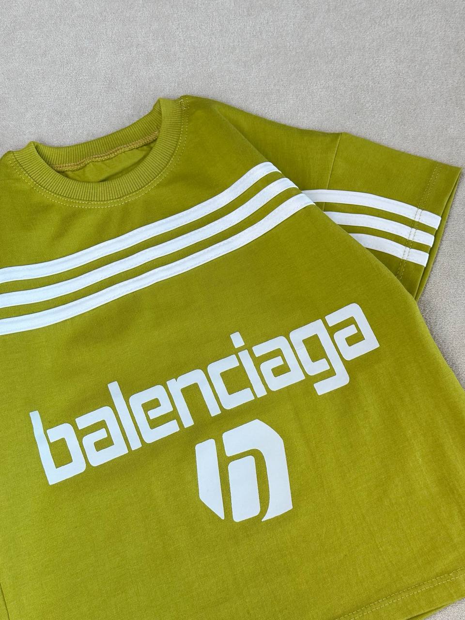 عکس تیشرت شلوارک سه خط Balenciaga - شماره 6