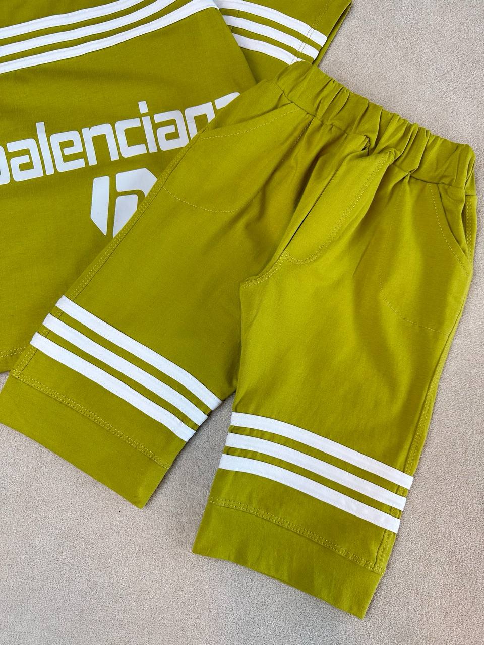 عکس تیشرت شلوارک سه خط Balenciaga - شماره 9