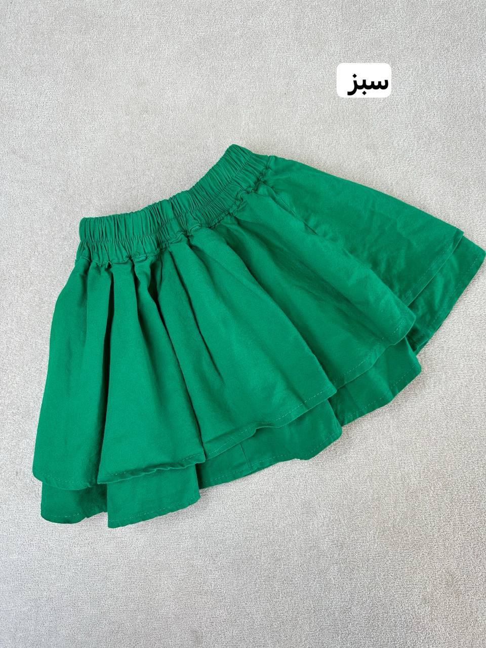 عکس تک دامن لینن پله مناسب بیرون - شماره 5