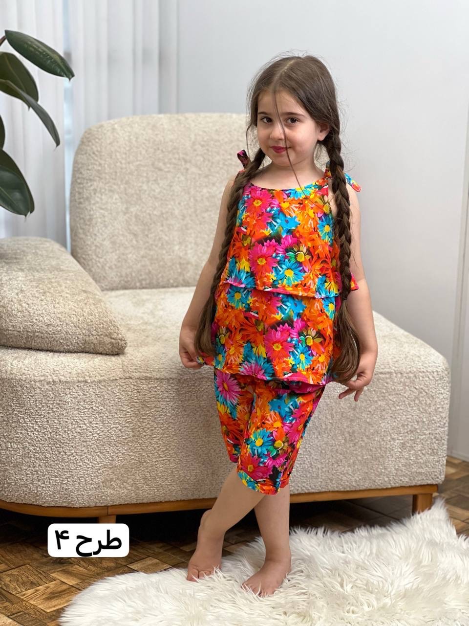 عکس تاپ شلوارک نخی لوسی - شماره 5
