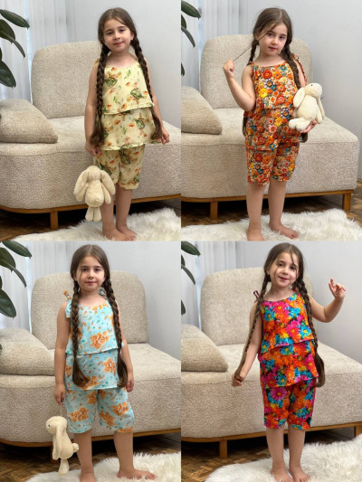 تاپ شلوارک نخی لوسی