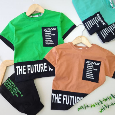 تیشرت شلوارک جیب نمای future
