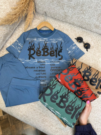 تیشرت شلوارک عالیه REBEIS